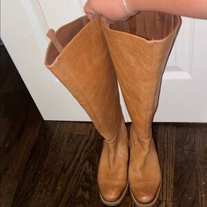 Franco Sarto Tan Over the Knee Boots